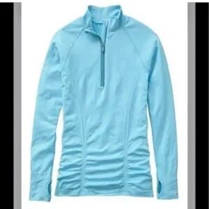 Athleta Women’s light blue Quarter zip Pullover Size m